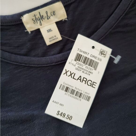 Style & Co Short-Sleeve A-Line Dress - Picture 11 of 13